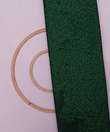 green small heavy sequin net fabric o132 5679